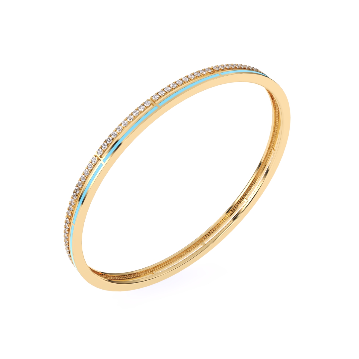 Fancy Lab Grown Diamond Bangle